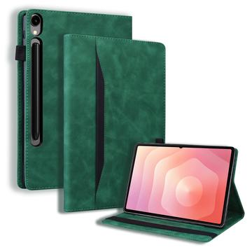 Husă Folio Samsung Galaxy Tab S11 Ultra Business Style - Verde