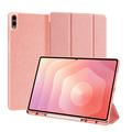 Husă Smart Pliabilă Samsung Galaxy Tab S11 Ultra - Dux Ducis Domo - Roz