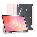 Husă Folio Smart Pliabilă Samsung Galaxy Tab S12+ - Dux Ducis Toby - Roz Deschis