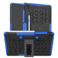 Husă Hibrid cu Stand Samsung Galaxy Tab S6 Lite 2020/2022/2024 - Albastru / Negru