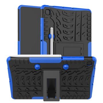 Husă Hibrid cu Stand Samsung Galaxy Tab S6 Lite 2020/2022/2024 - Albastru / Negru