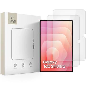 Protector de ecran din sticlă călită Samsung Galaxy Tab S8 Ultra/S9 Ultra/S10 Ultra/S11 Ultra Tech-Protect Glass Fit+ - 2 buc. - Clar