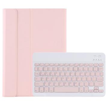Husă Cu Tastatură Bluetooth Samsung Galaxy Tab S10 FE/S9 FE (Ambalaj Deschis - Excelent) - Roz