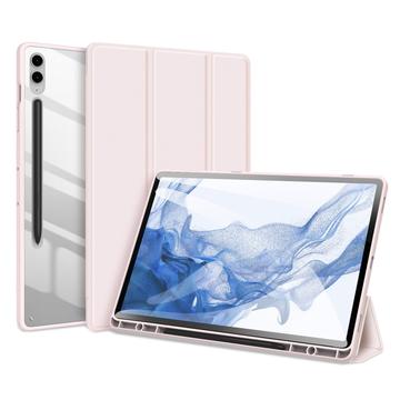 Husă Folio Smart Pliabilă Samsung Galaxy Tab S9 FE+ - Dux Ducis Toby - Roz Deschis