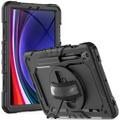 Husă hibridă cu curea Samsung Galaxy Tab S9/S9 FE/S10 FE/S10 Lite Tech-Protect Solid360 - negru
