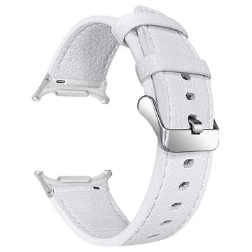 Curea Piele cu Conectori Samsung Galaxy Watch Ultra - 47mm - Alb