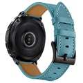 Curea de Piele Samsung Galaxy Watch4/Watch4 Classic/Watch5/Watch6/Watch FE/Watch7 - 20mm - Albastru