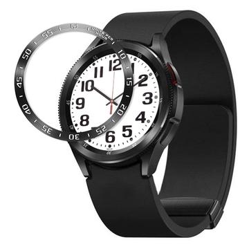 Samsung Galaxy Watch6 Classic Styling Bezel Cover - 43mm - Negru / Alb