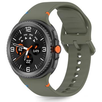 Curea din silicon Samsung Galaxy Watch8/Watch8 Classic Tech-Protect - 40mm/44mm/46mm - Verde Armată
