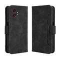 Husă portofel pentru card Samsung Galaxy XCover7 Pro - Negru