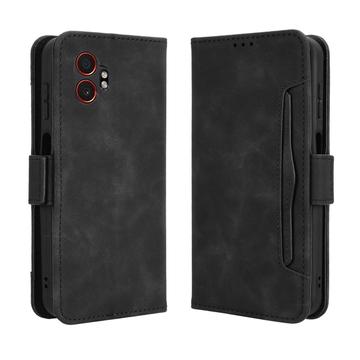 Husă portofel pentru card Samsung Galaxy XCover7 Pro - Negru