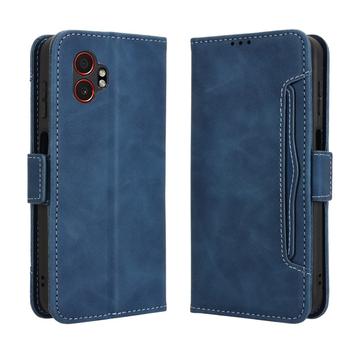 Husă portofel pentru card Samsung Galaxy XCover7 Pro - Albastru