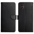 Husă Piele Portofel cu Kickstand Samsung Galaxy XCover7 Pro - Negru
