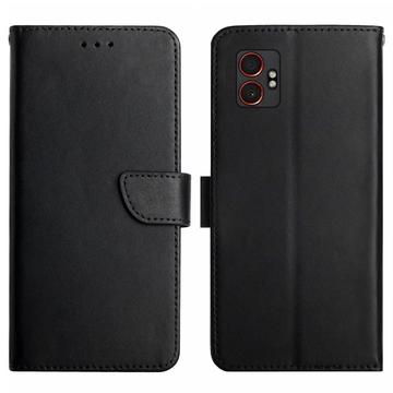 Husă Piele Portofel cu Kickstand Samsung Galaxy XCover7 Pro - Negru