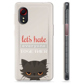 Husă TPU - Samsung Galaxy Xcover 5 - Angry Cat