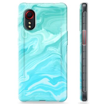 Husă TPU - Samsung Galaxy Xcover 5 - Marmură Albastră