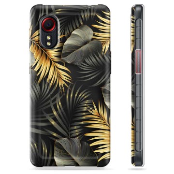 Husă TPU - Samsung Galaxy Xcover 5 - Frunze Aurii