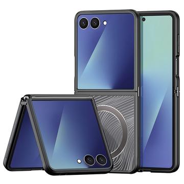 Husă hibridă Samsung Galaxy Z Flip7 Dux Ducis Aimo - compatibilă cu MagSafe - Negru