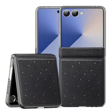 Husă cu model de stea Samsung Galaxy Z Flip7 Dux Ducis Stex - Negru