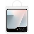 Husă Silicon cu Inel Samsung Galaxy Z Flip7 FE - EF-PF741TWEGWW - Alb