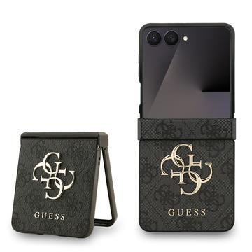 Husă Hibrid Samsung Galaxy Z Flip7 - Guess 4G Big Metal Logo - Negru