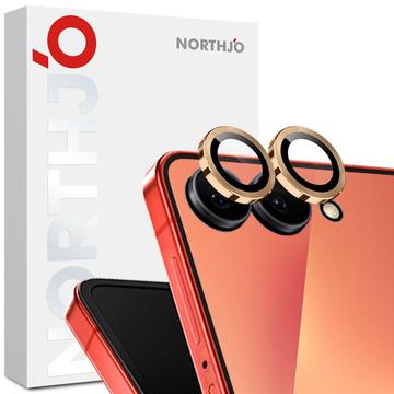 Set de protecție pentru obiectivul camerei Samsung Galaxy Z Flip7 Northjo - Aur