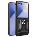 Husă Hibridă Samsung Galaxy Z Flip7 cu Inel Rotativ cu Ecran pentru Cameră
