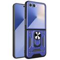 Husă Hibridă Samsung Galaxy Z Flip7 cu Inel Rotativ cu Ecran pentru Cameră