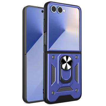 Husă Hibridă Samsung Galaxy Z Flip7 cu Inel Rotativ cu Ecran pentru Cameră