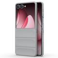 Husă TPU Samsung Galaxy Z Flip7 - Rugged - Gri Deschis