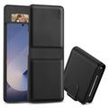 Husa portofel cu magnet & suport Samsung Galaxy Z Flip7 Tech-Protect - Negru