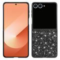 Husă Hibrid Samsung Galaxy Z Flip8 - Glitter - Negru