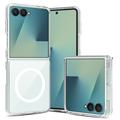 Husă Hibrid Samsung Galaxy Z Flip8 - Compatibila MagSafe - Transparent