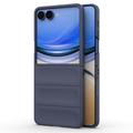 Husă TPU Samsung Galaxy Z Flip8 - Rugged - Albastru Închis