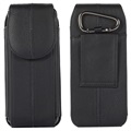 Husă Piele Toc Vertical Samsung Galaxy Z Fold3 5G - Negru