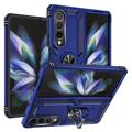 Husă Hibrid cu Kickstand Metalic Samsung Galaxy Z Fold4 - Albastru