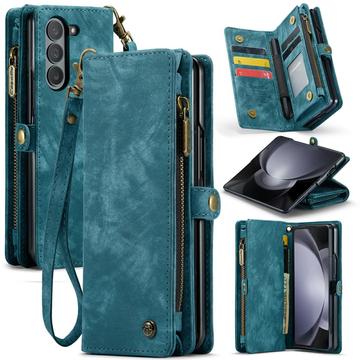 Husă Portofel Samsung Galaxy Z Fold6 - Caseme 008 2-în-1 Multifunctional - Albastru