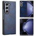 Husă din Plastic Acoperită Samsung Galaxy Z Fold6 - Albastru