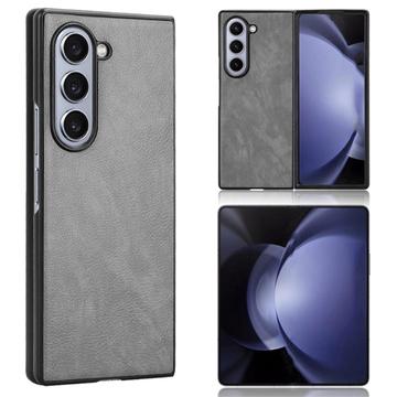 Husă din Plastic Acoperită Samsung Galaxy Z Fold6 - Gri