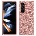 Husă Hibrid Samsung Galaxy Z Fold6 - Glitter - Auriu Roze