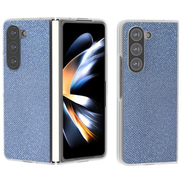 Husă hibridă Samsung Galaxy Z Fold6 Textura Strasuri - albastru