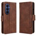 Husă portofel pentru card Samsung Galaxy Z Fold7 - maro