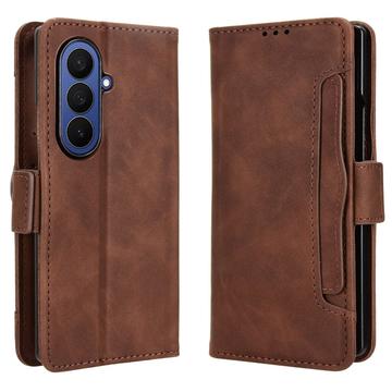 Husă portofel pentru card Samsung Galaxy Z Fold7 - maro
