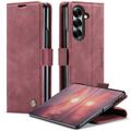 Husă Portofel Samsung Galaxy Z Fold7 - Caseme 013 - Roșu Vin