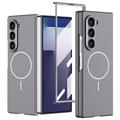 Husă magnetică subțire cu protector de ecran din sticlă călită Samsung Galaxy Z Fold7 GKK - Gri
