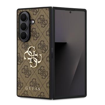 Husă Hibrid Samsung Galaxy Z Fold7 - Guess 4G Big Metal Logo - Maro