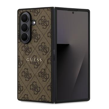 Husă inelară colorată Guess 4G Samsung Galaxy Z Fold7 - Compatibil MagSafe - maro