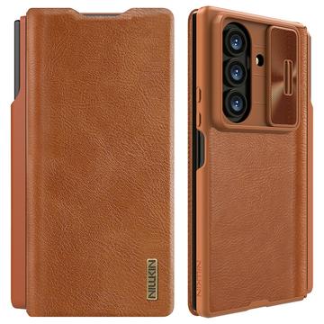 Husă Flip Samsung Galaxy Z Fold7 - Nillkin Qin Pro - Maro
