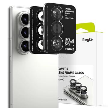 Geam Protecție Obiectiv Camera Sticlă Temperată Samsung Galaxy Z Fold7 - Ringke - Negru