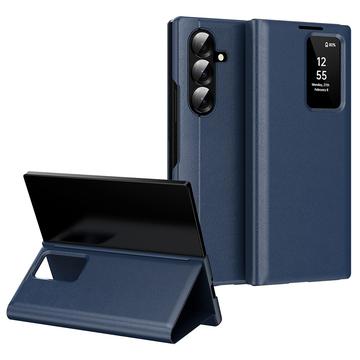 Samsung Galaxy Z Fold7 Smart Clear View Husă Flip cu slot pentru card